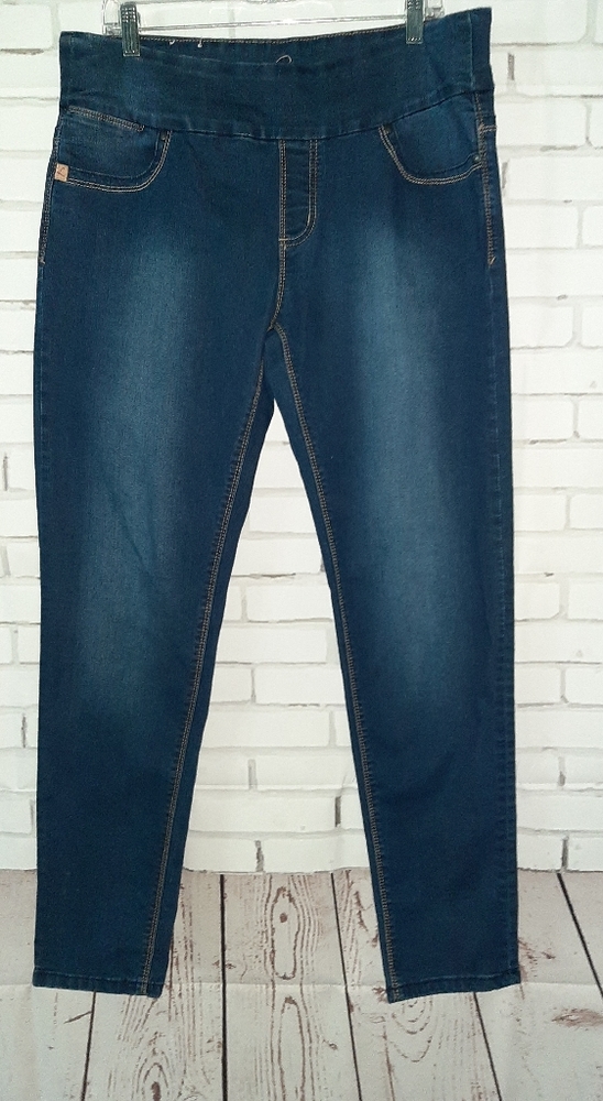 NEW Lola Jeans Anna size 16 skinny pull on